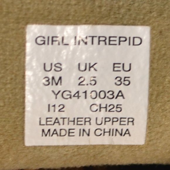 Sperry Intrepid Girls Loafers, Suede with plaid insert, Size 3 - Picture 5 of 5